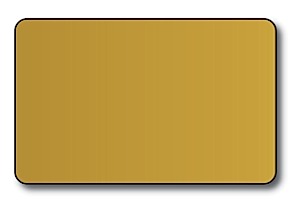PRB PVC CARD .030 GOLD CR80 100/PKG