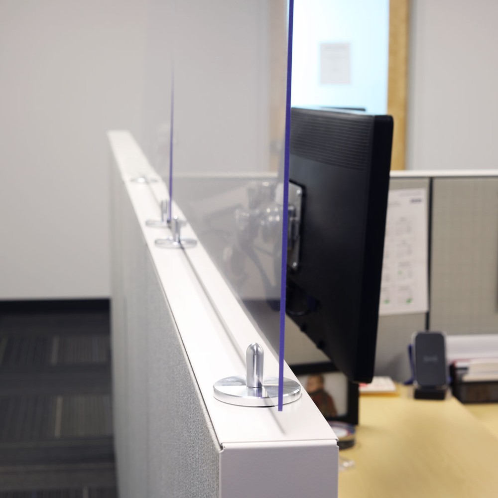 Sneeze Guards with Aluminum Base 30"X36" (Ez-Grip Barriers)