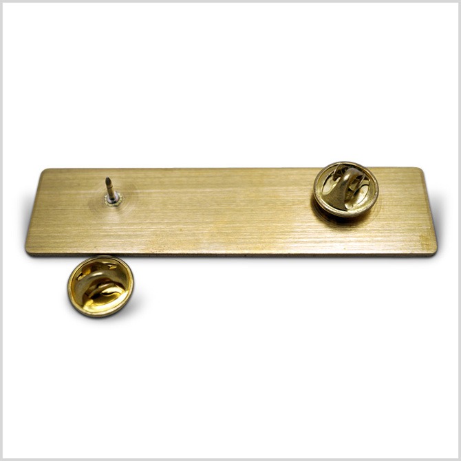 3/4 x 3 Clutch Satin Gld