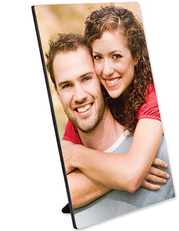 Chromaluxe HB Photo Panel 8x10 Panel w/Kickstand (15/cs) White Semi-Gloss Hardboard