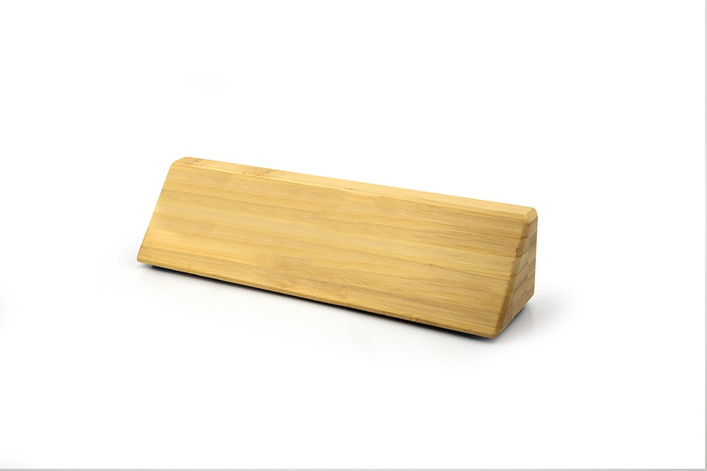 Solid Bamboo Desk Block 2"X10" Natural Finish