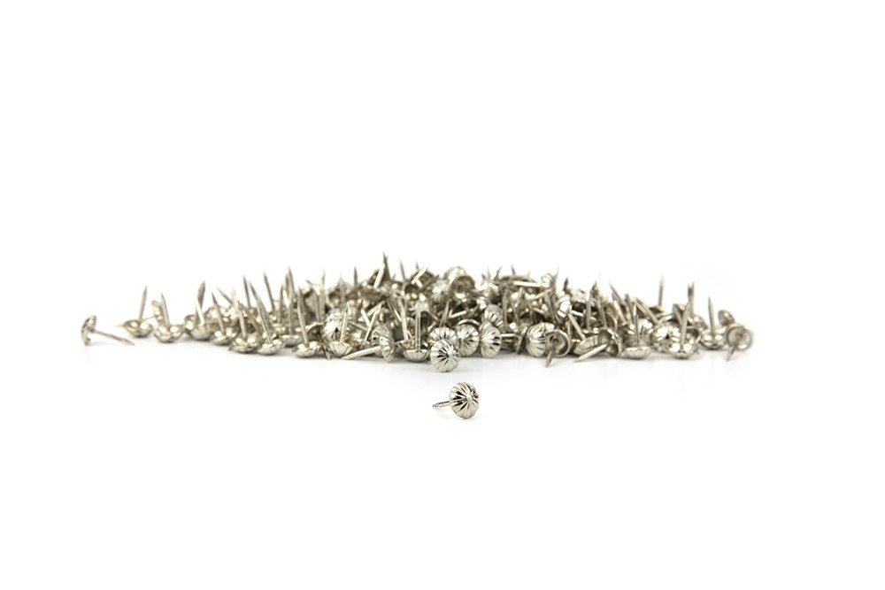 Silver Rosette Nails 1000/box