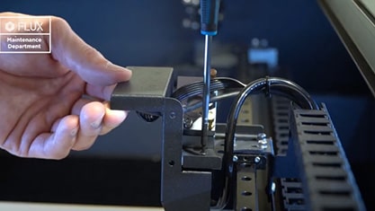 FLUX HEXA 60W Laser Cutter Focus Lens Add-On Installation Guide