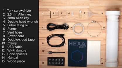 FLUX HEXA 60W Laser Cutter Unboxing