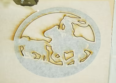 Paper masking example