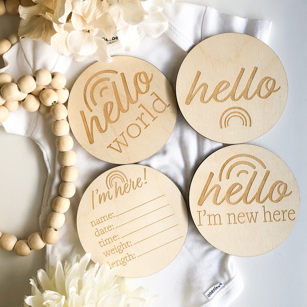 Wooden new baby accessories