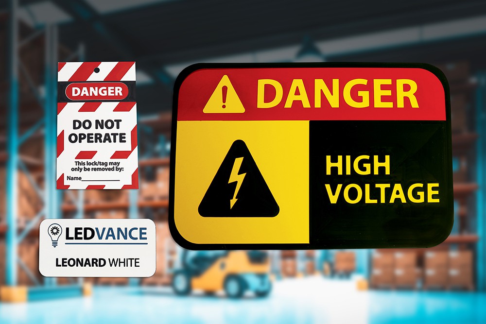 Sign kit of danger signs
