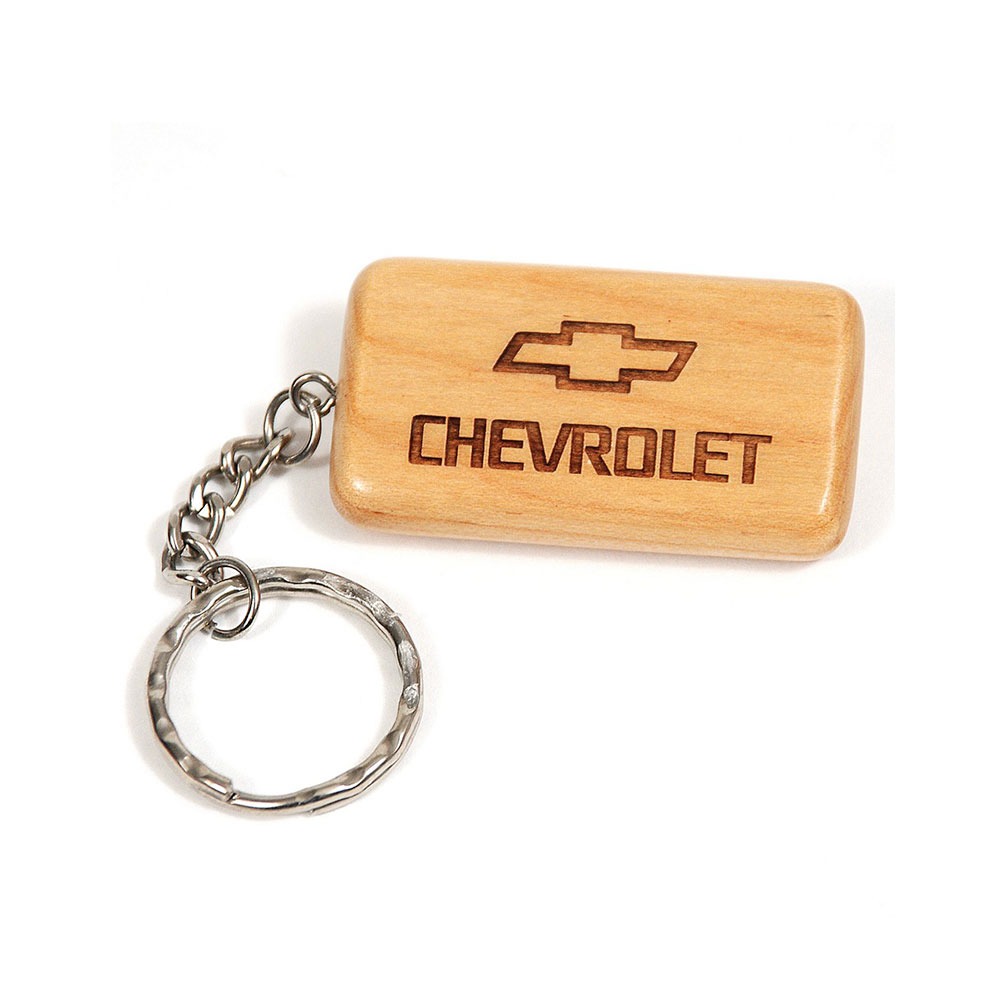 Maple rectangle keychain
