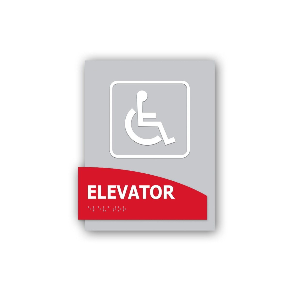 Handicap elevator sign