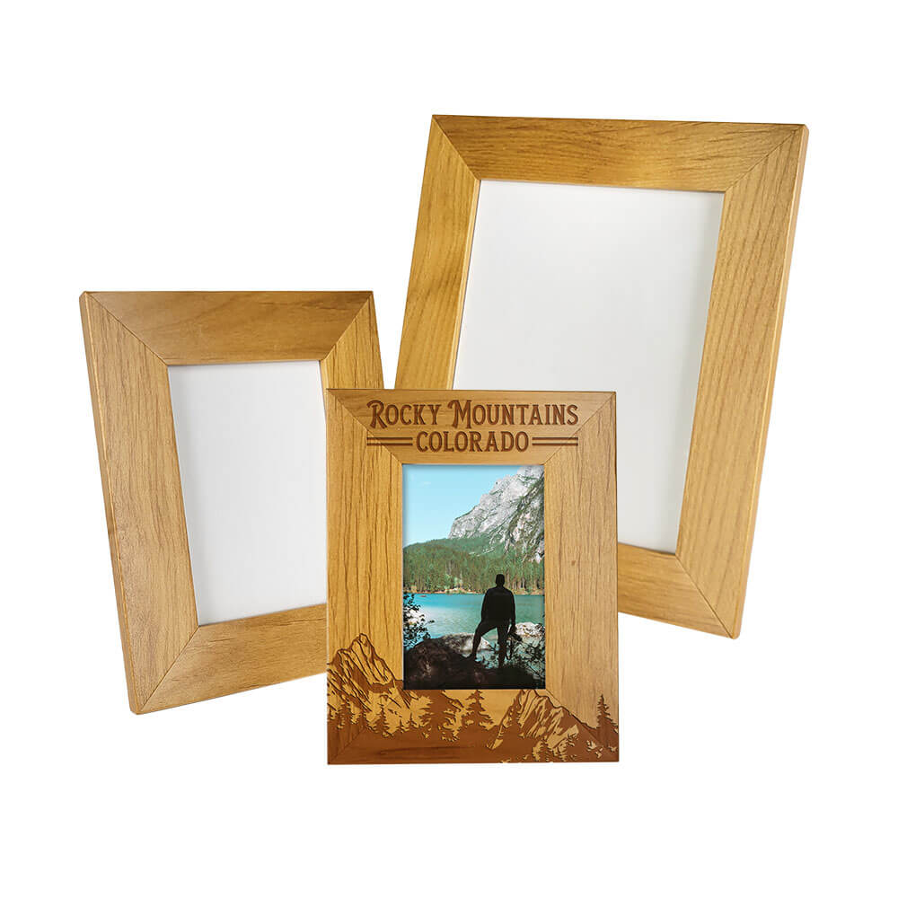 Group of alder wood frames