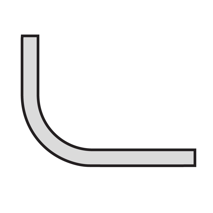half inch radius corner profile