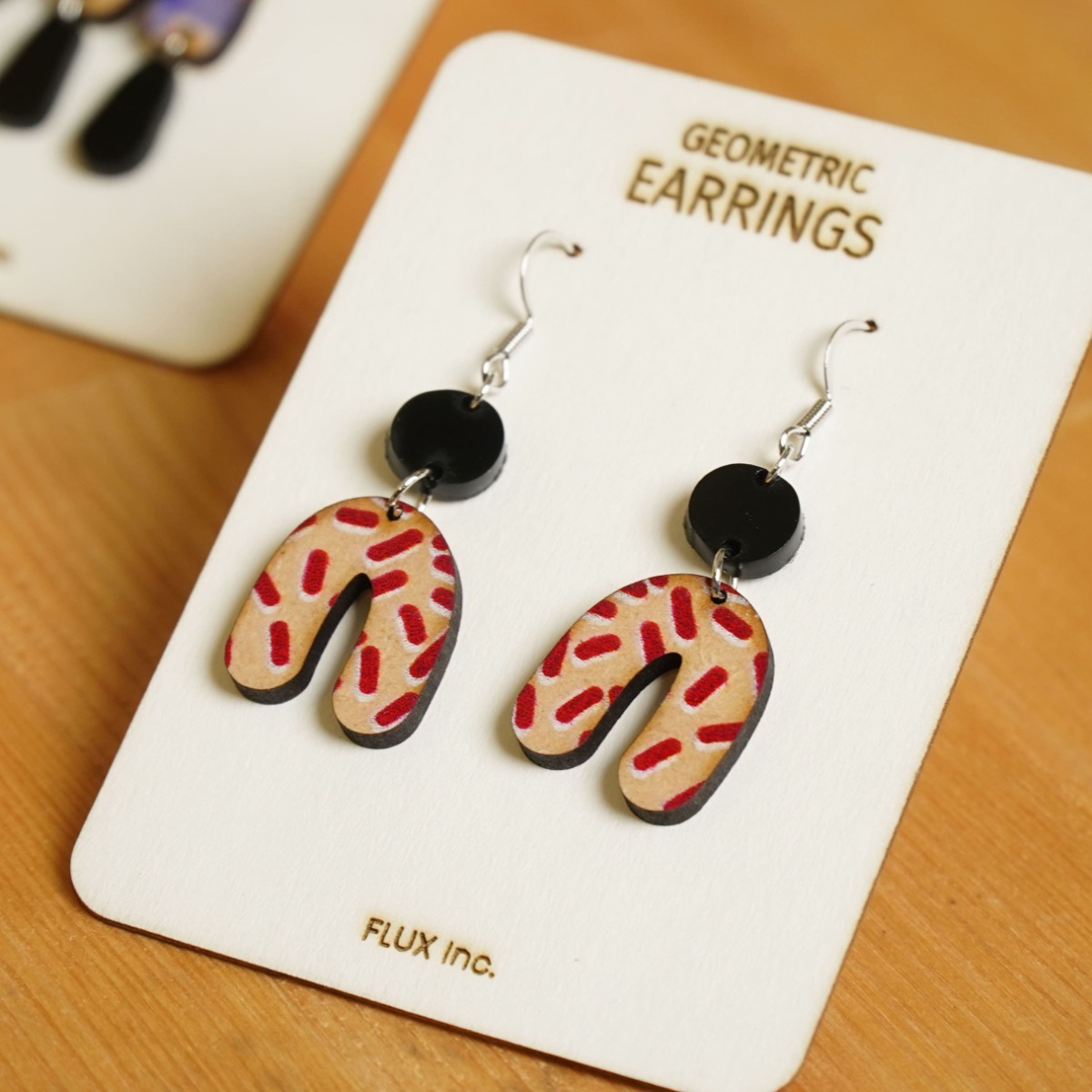 Wood earrings