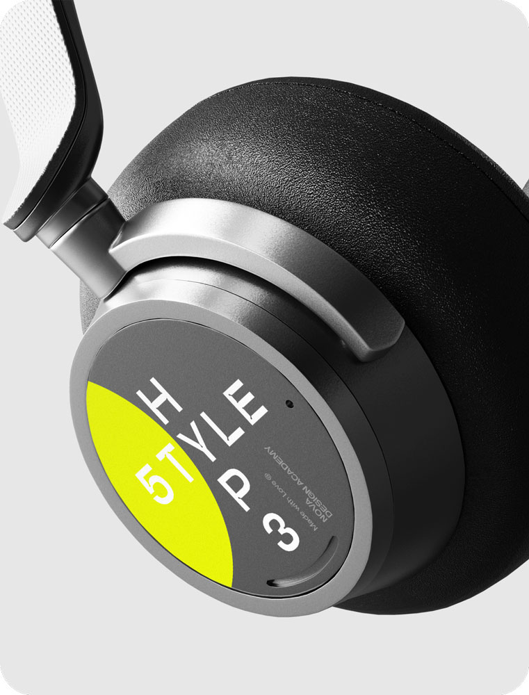 Roland BD-A printed headphones