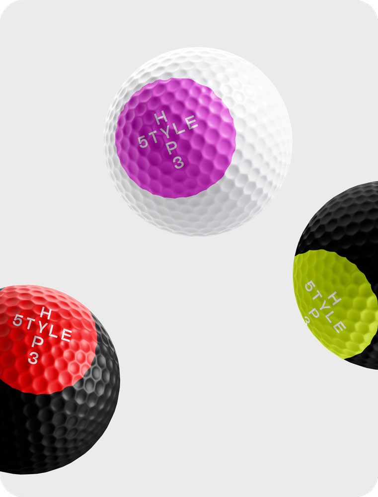 Roland BD-A printed golf balls