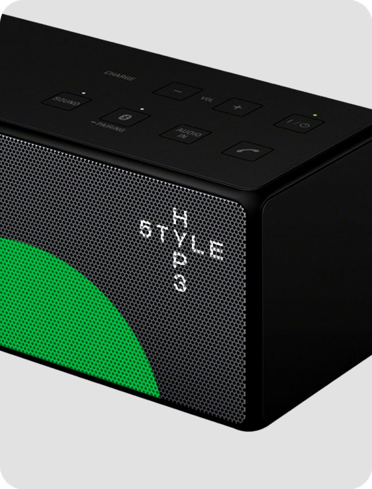 Roland BD-A printed speaker
