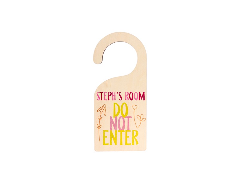 Plywood Door Hanger