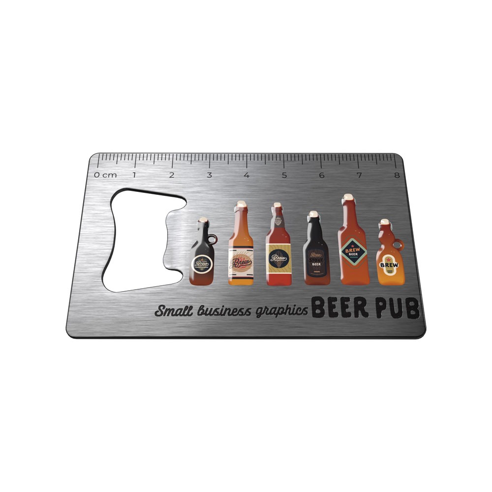 bottle opener with beer design