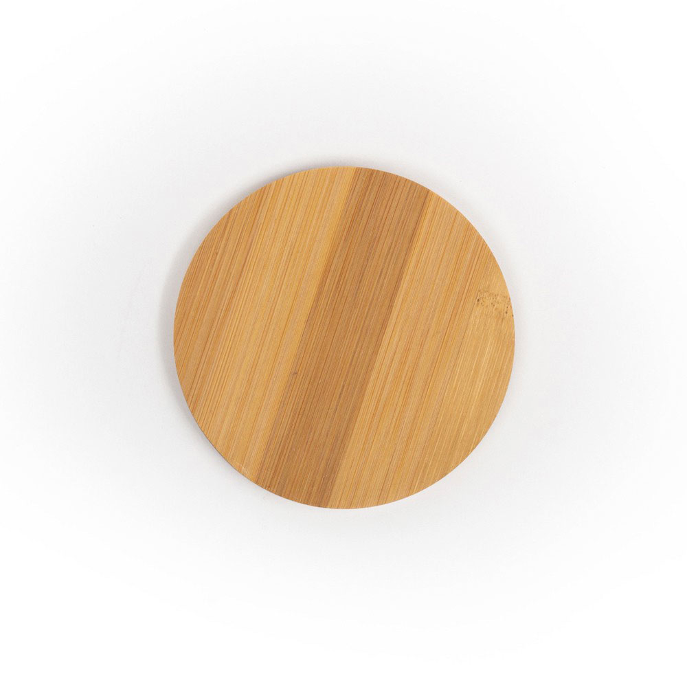 Round bamboo coaster
