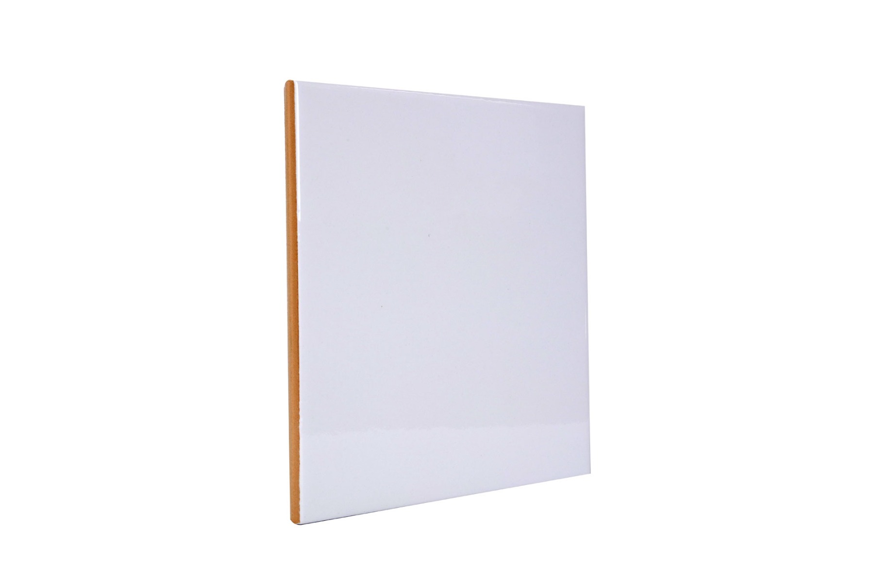 8 inch x 8 inch white gloss ceramic tile
