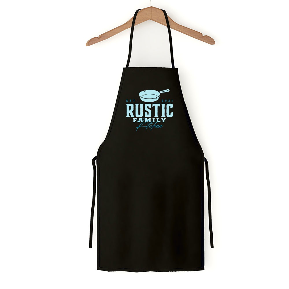 Roland BY-20 DTF on black apron
