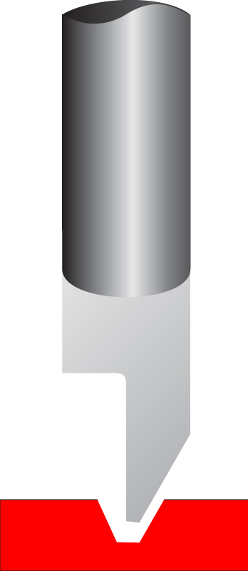 Antares Carbide Quarter Round Cutter