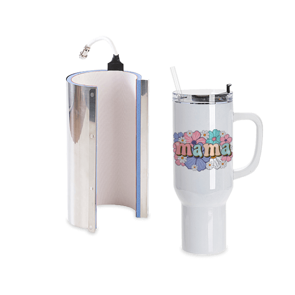 mug press tumbler attachment with 40oz tumbler