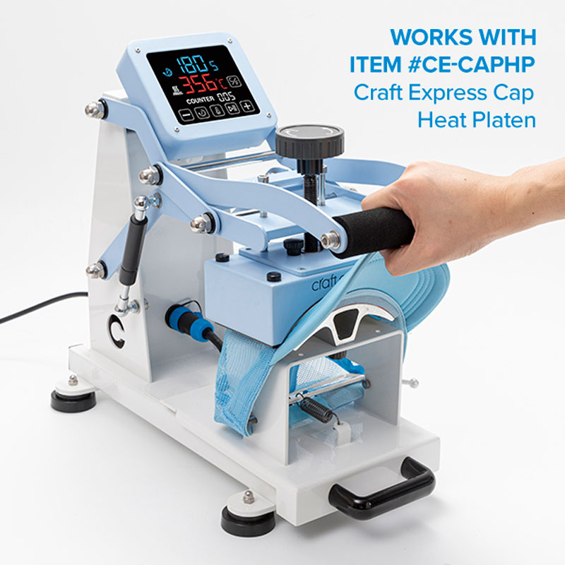 heat press pressing cap with cap platen