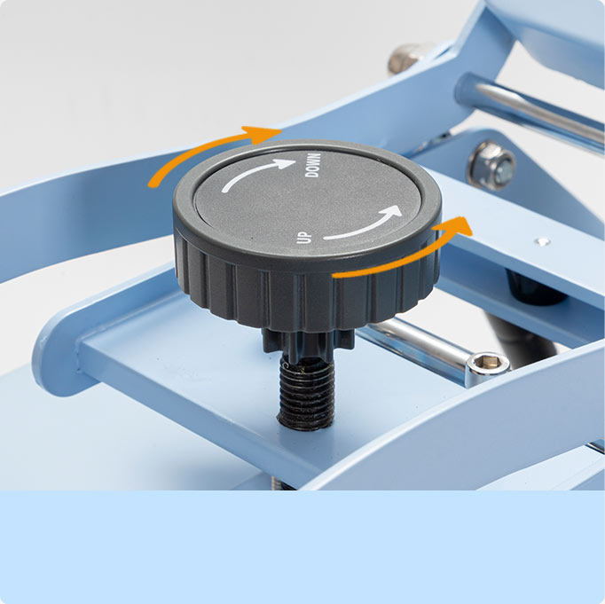 pressure adjustment on heat press