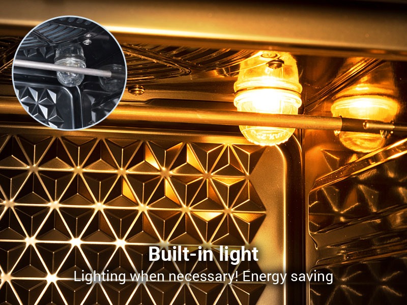 Built-in light on Craft Express sublimation oven