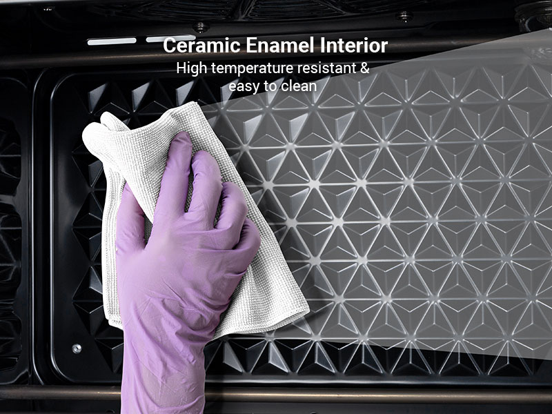 cleaning ceramic enamel interior of craft express sublimation oven