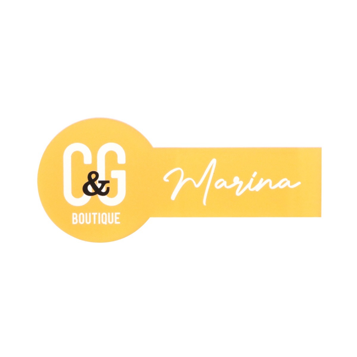 C&G Boutique nametag
