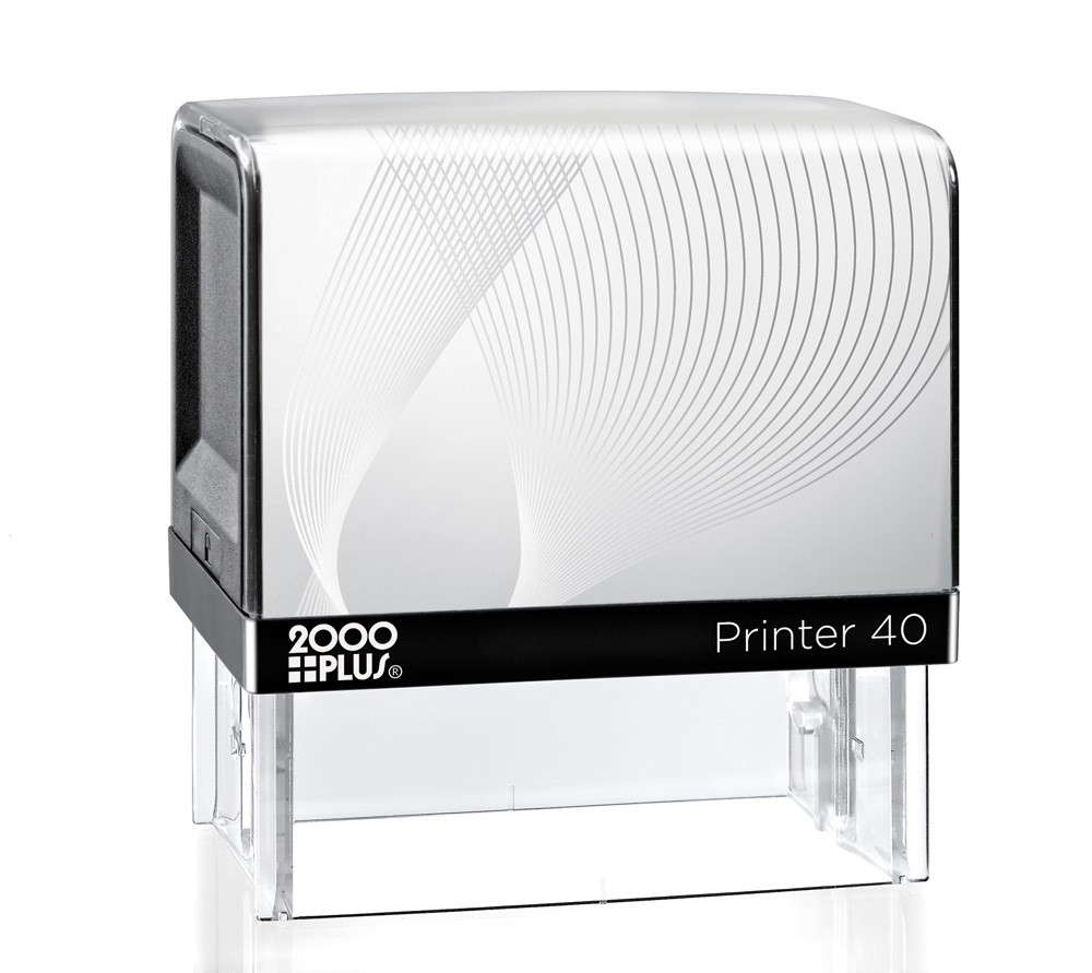 Printer 40 15/16" x 2-3/8" Self-Inking Stamp (Black Ink)