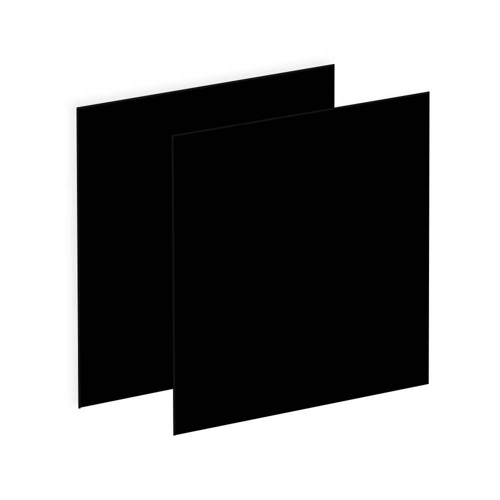 Black Rowmark ColorCast Acrylic