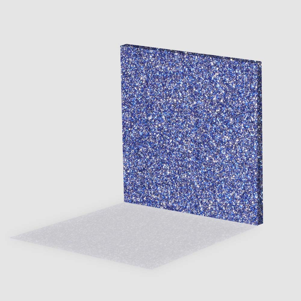 Tanzanite Rowmark ColorHues&reg; Glitter Cast Acrylic