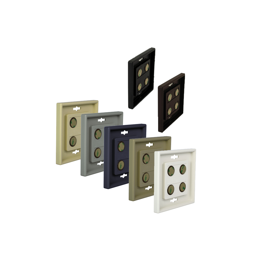 Rowmark Portico 4" x 4" Square Plastic Frame