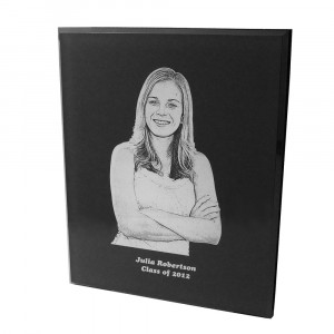 Black Acrylic Photo Plaque