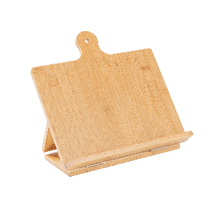 Bamboo Cookbook Stand & Cutting Board for Engraving