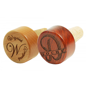 Wood Chateau Bottle Stop
