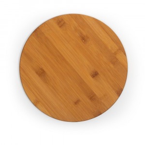 Round Bamboo Cutting Board 11.75" For Engraving