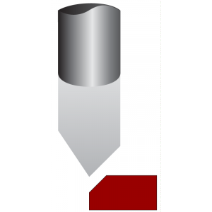 Antares 1/4" x 5" Carbide Beveler Cutter for New Hermes Beveler B-6