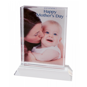 4-3/4" x 6" Vertical Crystal Award