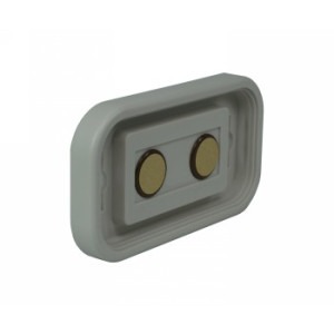 Rowmark Portico Slate Grey 2" x 4" Round Poly Wall Frame