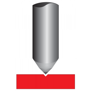 Antares 1/8" x 1-1/8" Diamond Graver for Scott Non-Rotating Pantograph