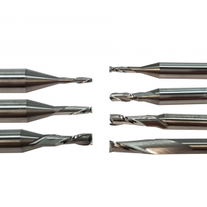 Crown Cutters 2-Fluted Solid Carbide End Mill for Aluminum and Brass