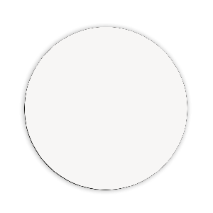 Unisub White Sublimation Hardboard 12" Rounds