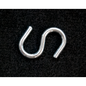 Silver 1/2" x 3/4" S-Hook 