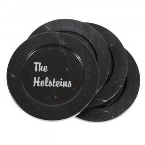 Black Marble Coaster