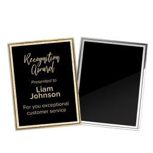 Original Series Black Plaque Plate (6/PKG)