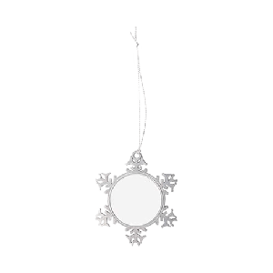 Pewter Snowflake Ornament - 3" (12 Pack)