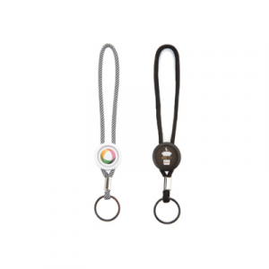 Punch N Press .98" Circle Wristlet Key Chain